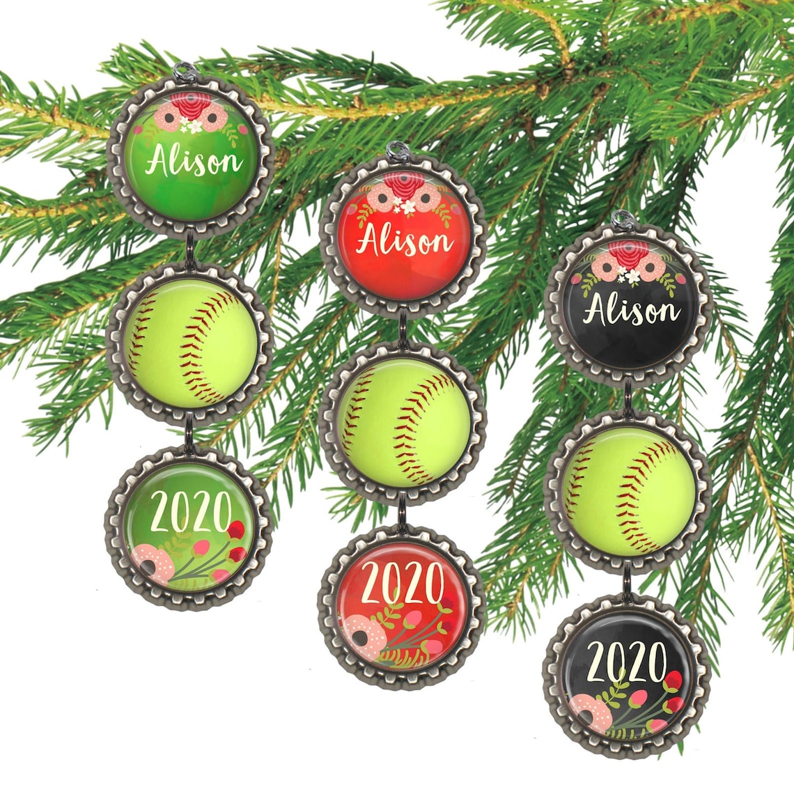 Pickleball Christmas ornament gift for pickleball player Etsy