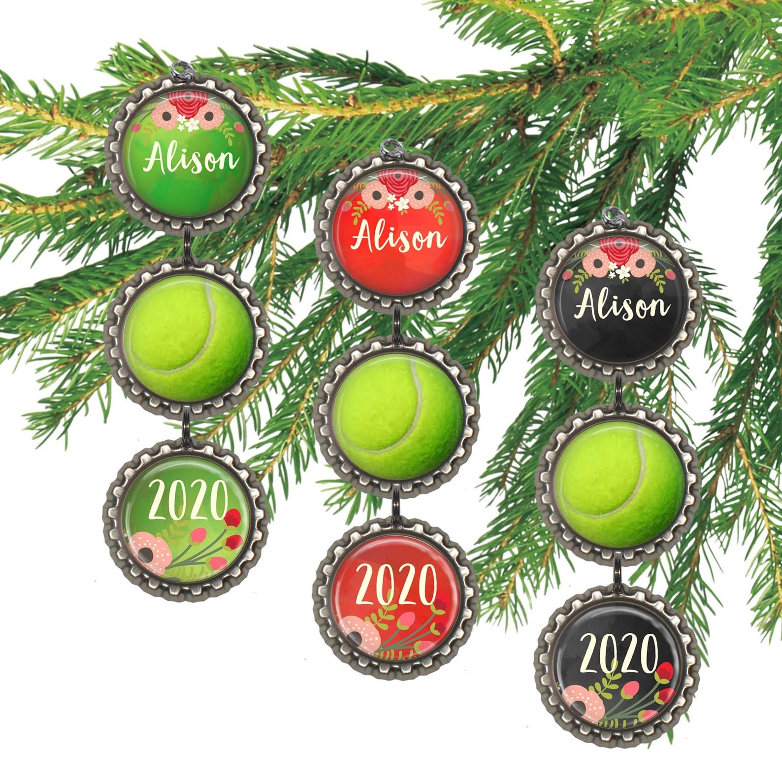 Tennis Ornament Tennis Team Gift Christmas Tennis Decoration Etsy