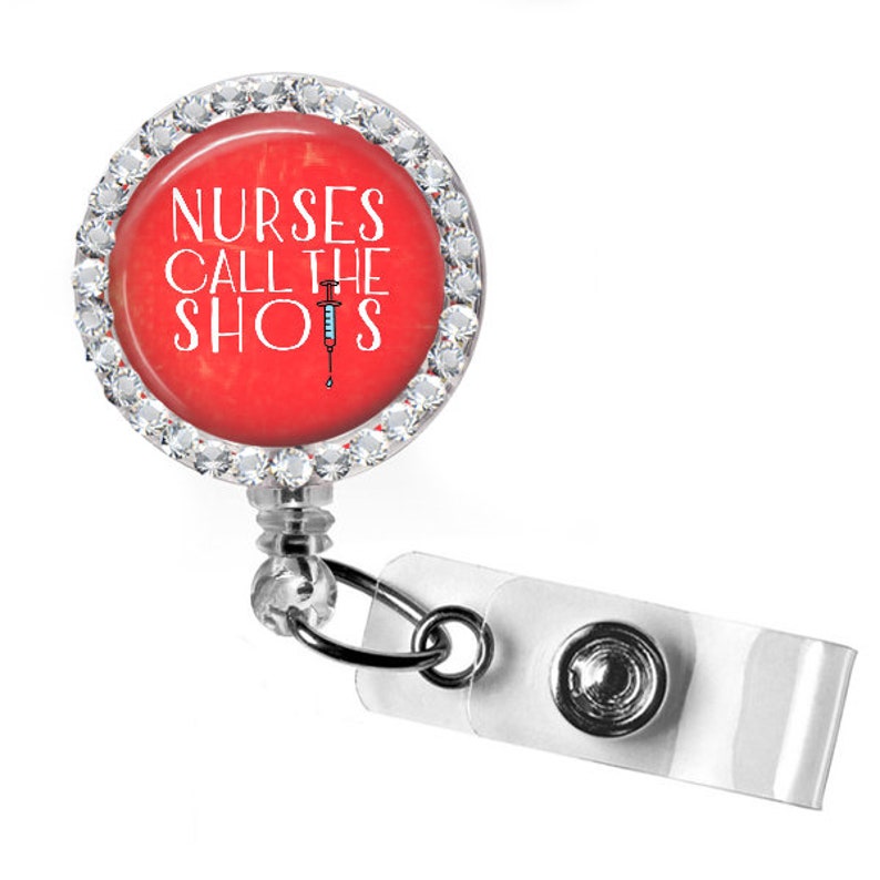 retractable swivel badge nurse gift floral RN badge nurse name badge ID custom rhinestone badge Personalized doctor badge reel