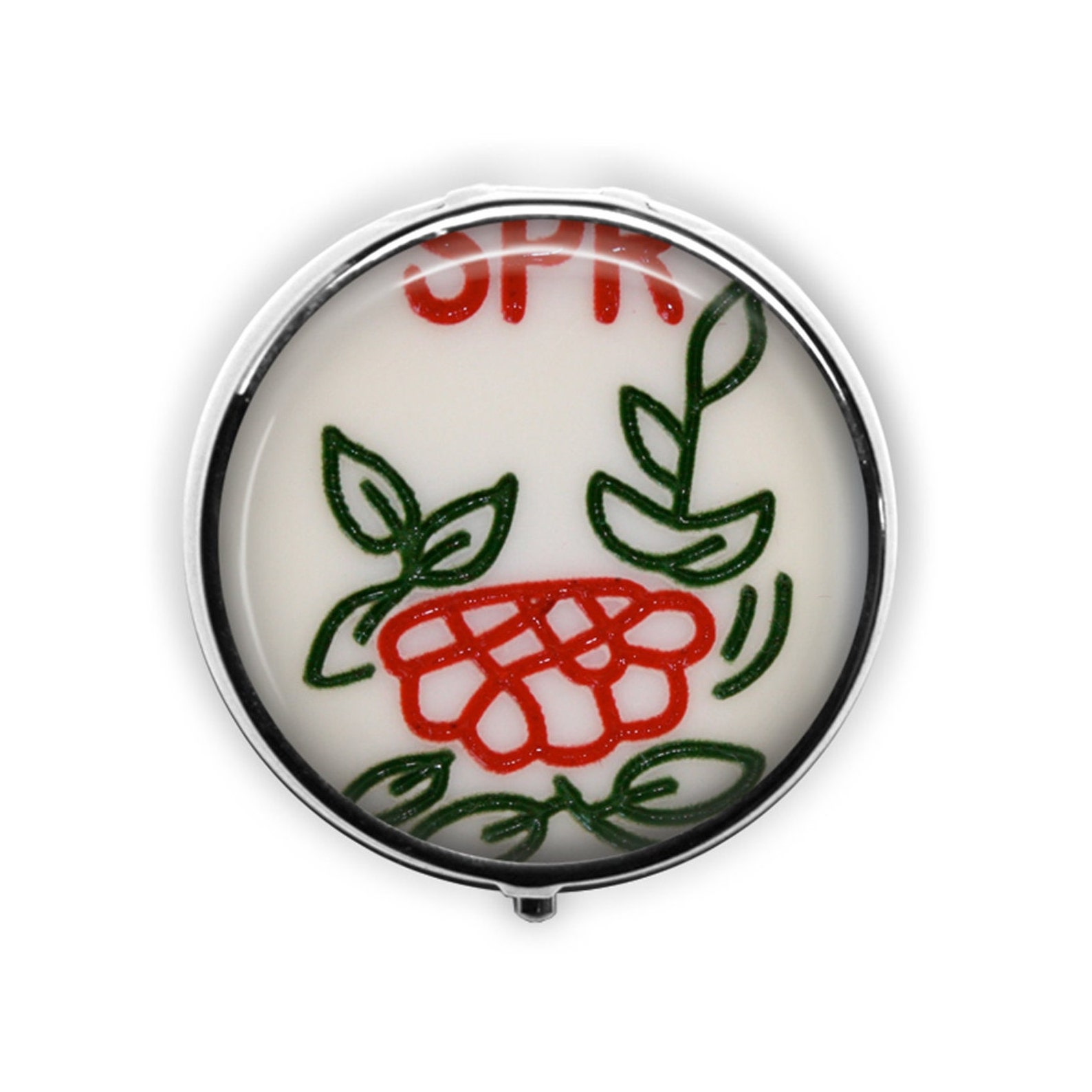 Mah Jong Tile Pendant Necklace Red and Green Game Mahjong Etsy