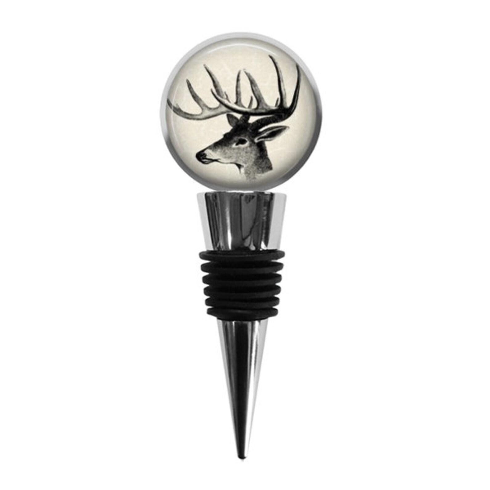 Deer wine stopper3 stylesstag wine bottle stopperreindeer Etsy