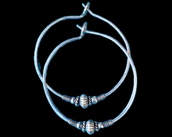 Wire Hoop Earring, Hoop Earring, Light weight Hoop Earring,