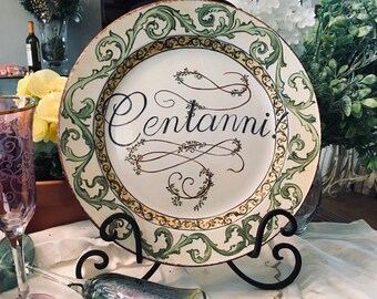 Centanni Hand Painted Plate