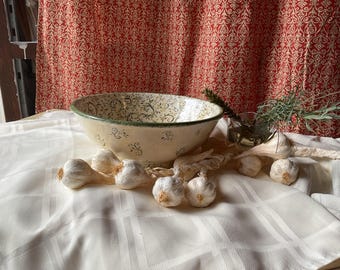 Large Decorative Serving Bowl