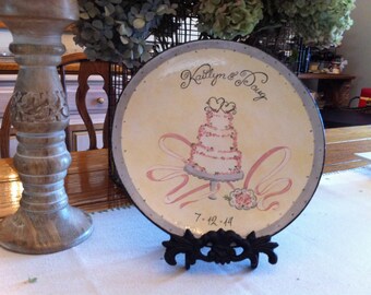 Hand Painted Best Seller Custom Wedding Plate