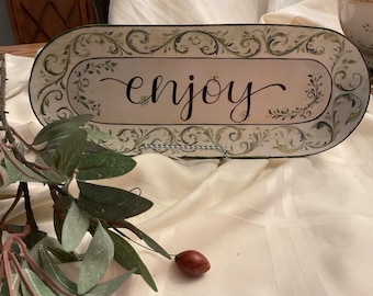 Enjoy Serving Platter