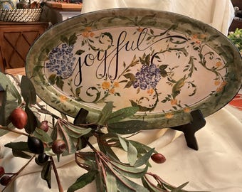 Joyful Serving Platter