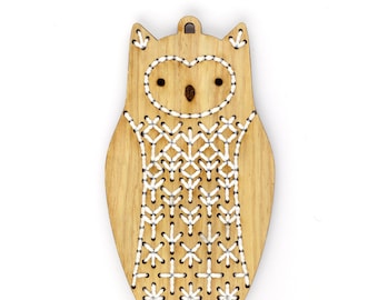 Owl - Stitched Ornament Kit