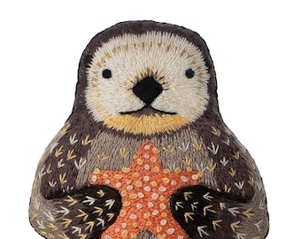 Otter - Embroidery Kit