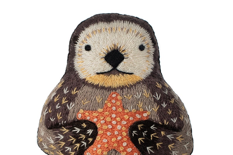 Otter Embroidery Kit image 1