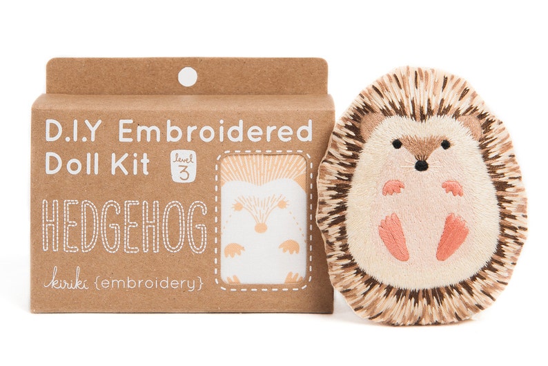 Hedgehog Embroidery Kit image 2