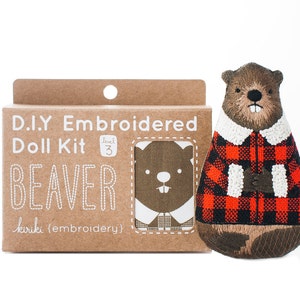 Beaver Embroidery Kit image 2