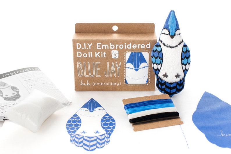 Blue Jay Embroidery Kit image 3