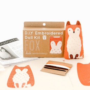 Fox Embroidery Kit image 3