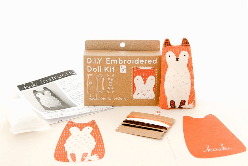 Fox Embroidery Kit image 3