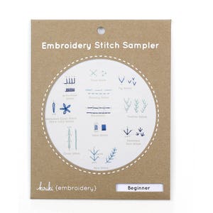 Beginner - Embroidery Stitch Sampler