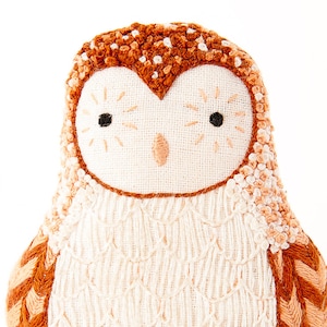 Barn Owl Embroidery Kit image 1