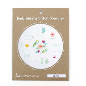Spring - Embroidery Stitch Sampler