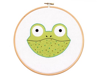 Froggie - Hoop Art Kit