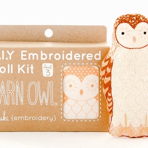 Barn Owl Embroidery Kit image 2