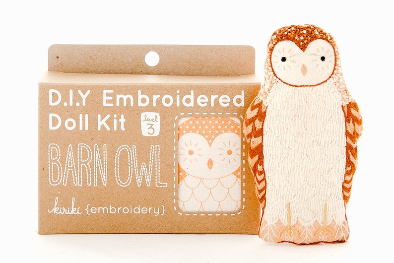 Barn Owl Embroidery Kit image 2