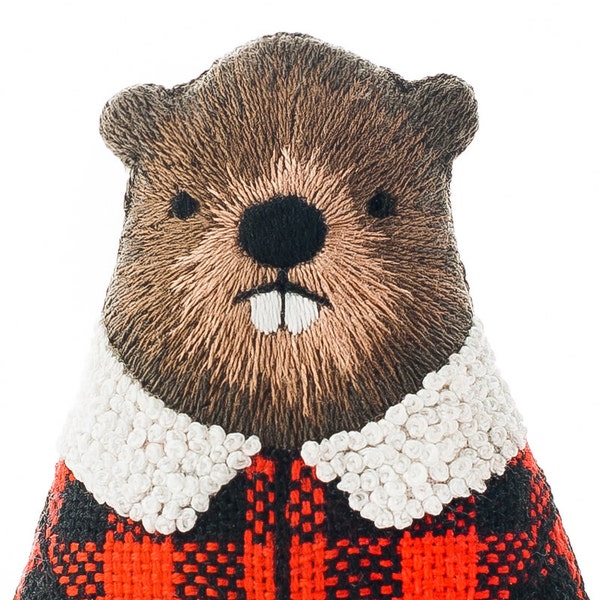Beaver - Embroidery Kit