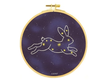 Lepus - Kit de broderie d’art hoop 6 »