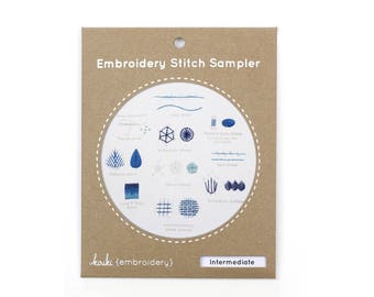 Intermediate - Embroidery Stitch Sampler