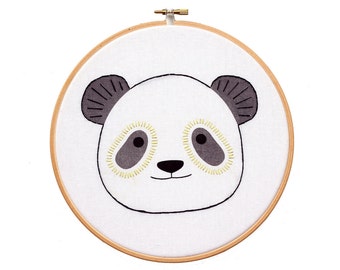 Panda - Hoop Art Kit