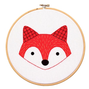 Fox Cub - Hoop Art Kit