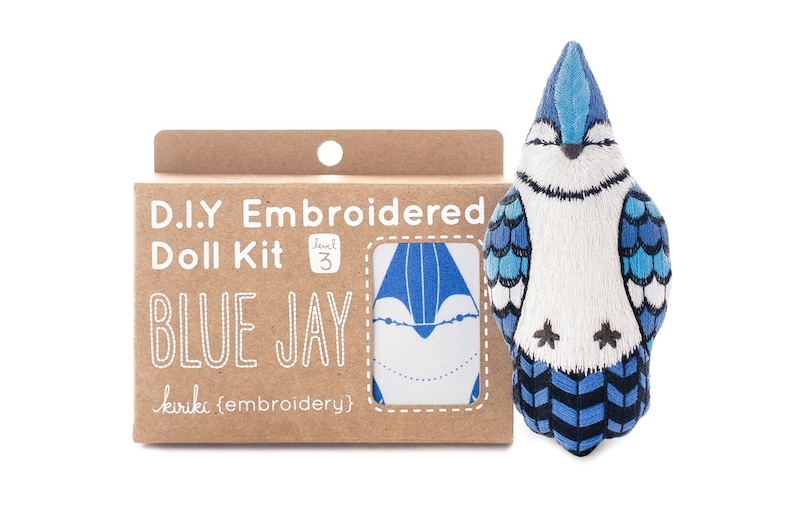 Blue Jay Embroidery Kit image 2