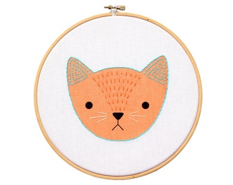 Kitten - Hoop Art Kit