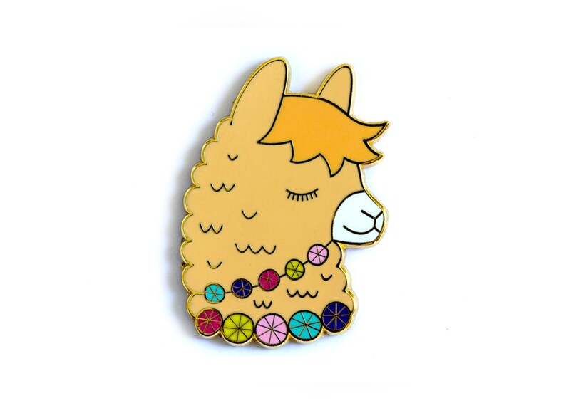 Enamel Needleminder *Magnetic* Llama