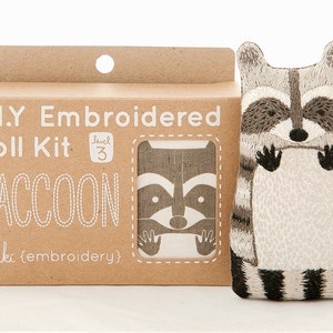 Raccoon Embroidery Kit image 2