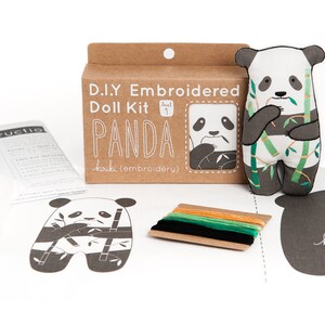 Panda Embroidery Kit image 3