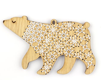 Bear - Stitched Ornament Kit