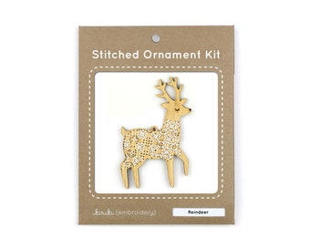 Reindeer - Stitched Ornament Kit
