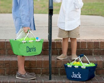 Easter Basket, Monogrammed Easter Basket, Personalized Easter Basket, Embroidered Easter Basket, Easter Bucket