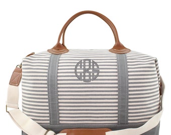 Personalized Monogram Travel Bag , Monogrammed Travel Bag, Personalized Overnight Bag, Monogrammed Tote, Weekend Travel Bag, Cute Luggage