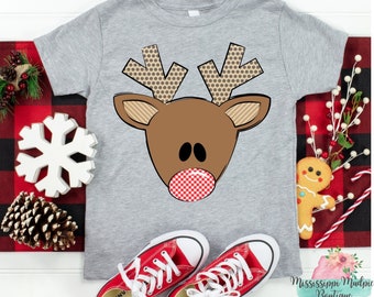 Toddler Reindeer Shirt, Boy's Reindeer Shirt, Christmas Shirt, Reindeer Tee, Kid's Christmas Shirt, Boys Graphic Shirt, Youth Reindeer Shirt