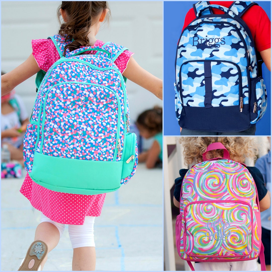 Toddler's Backpack Preschool Backpack Monogram Backpack - Etsy