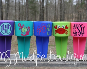 Monogrammed Sand Spiker, Drink Holder, Sand Spiker, Beach Drink Holder, Sand Spike