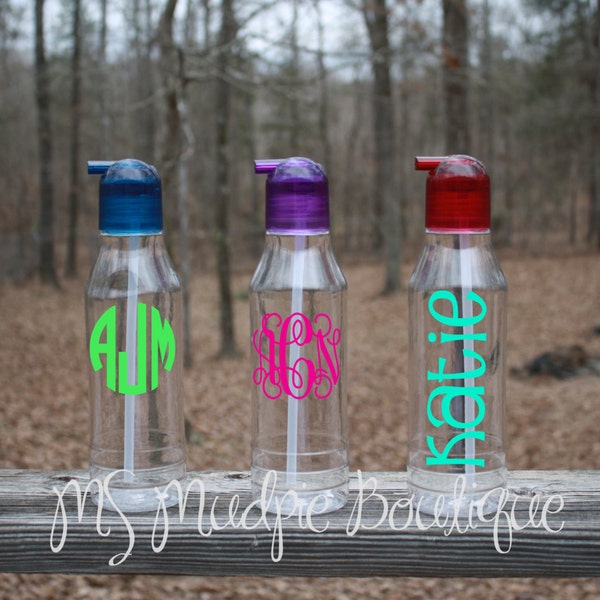 Personalized/Monogrammed Flip Top Sports Bottle