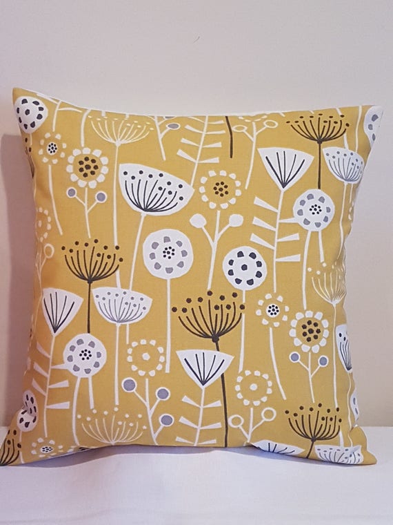 1 x Scandi Style Bergen Ochre Cushion Covers 16/' 18/' 20/'