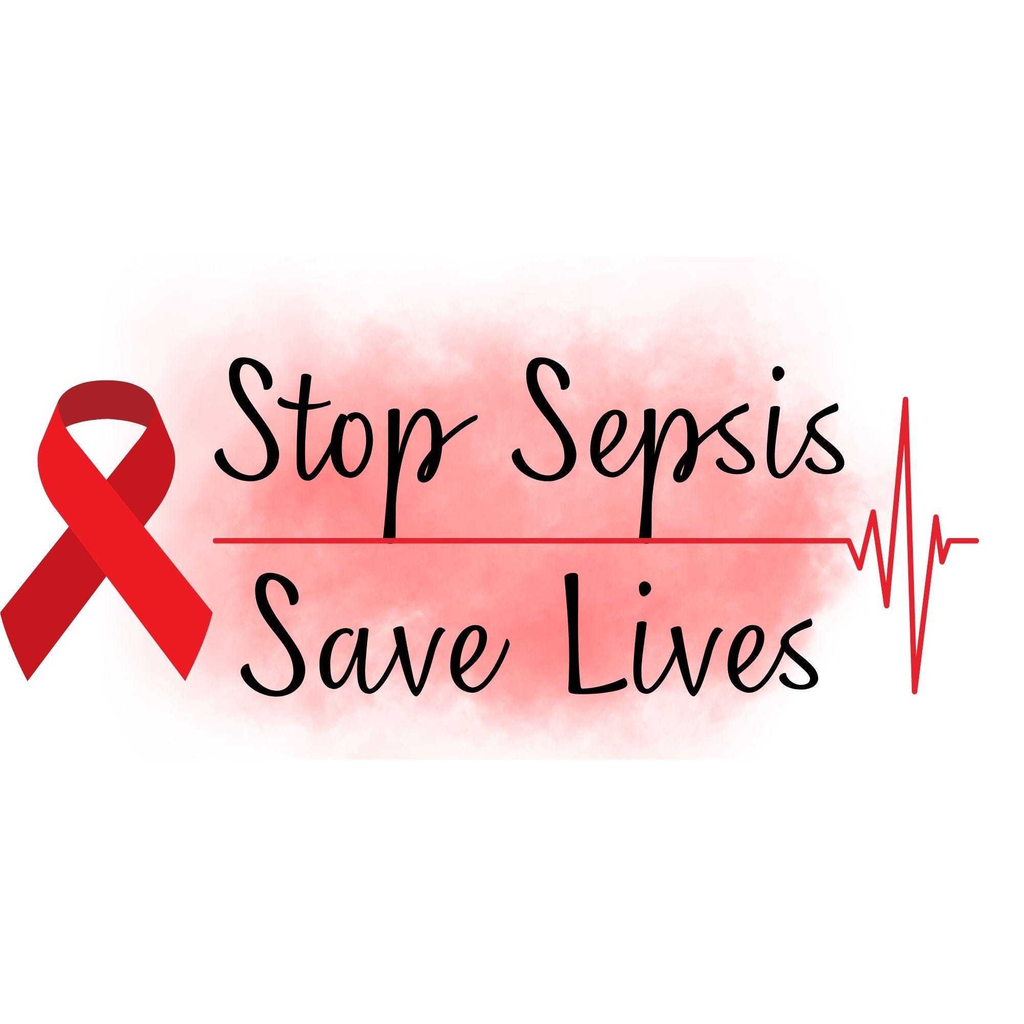 Sepsis Ribbon Color Sepsis Awareness Clipart Bundle: Red Ribbon, Butterfly Graphics (PNG ...