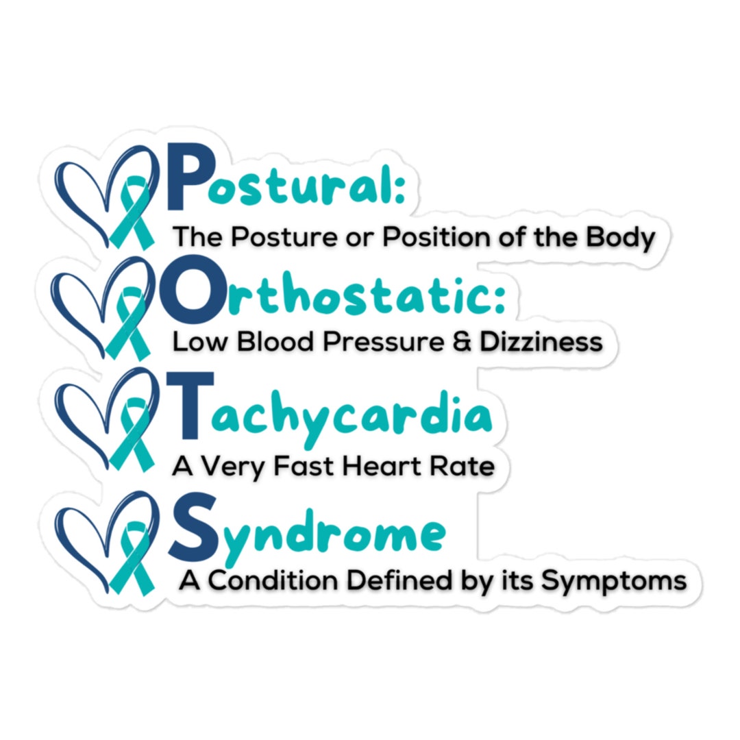 POTS Sticker Postural Orthostatic Tachycardia Syndrome Etsy