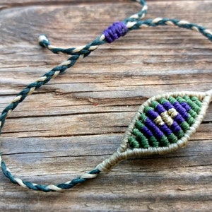 Evil eye Macrame Bracelet