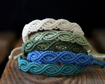 Macrame Bracelets in Many Colors