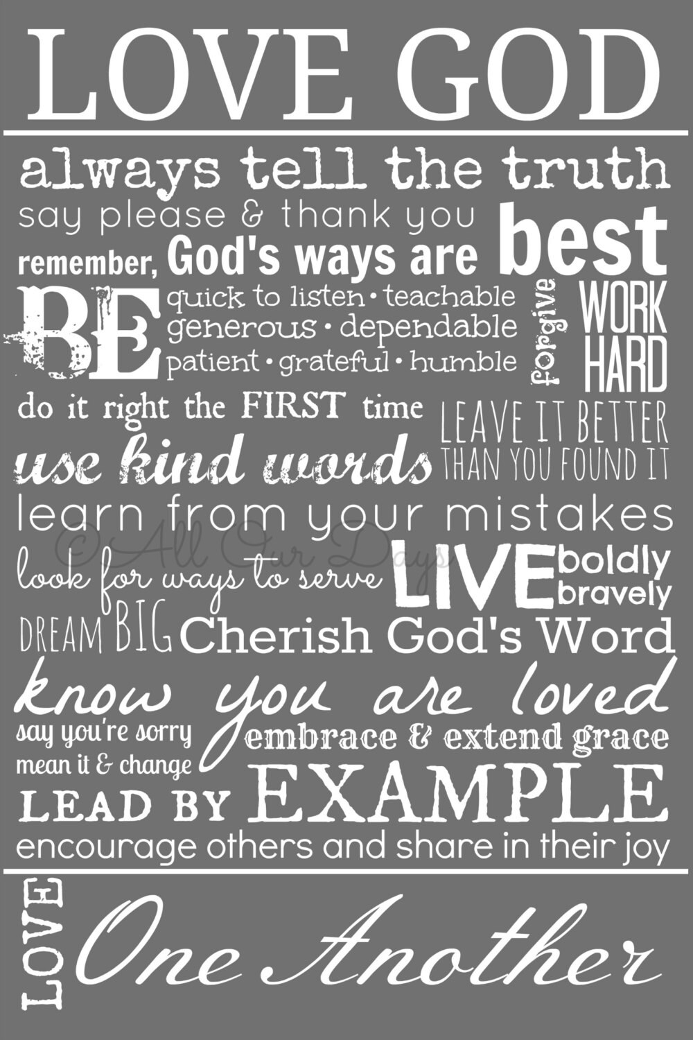 House Rules, Family Rules, Rules of Life, Life Rules, Family Rules Sign