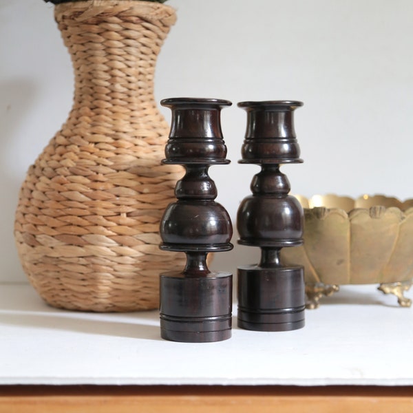 Turned Candle Holder Etsy